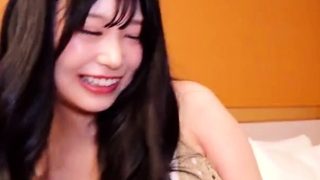 Erotic amateur girl giving blowjob and titjob in POV