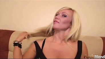 Busty Blonde MILF Austin Taylor Sucks Big Black Cock